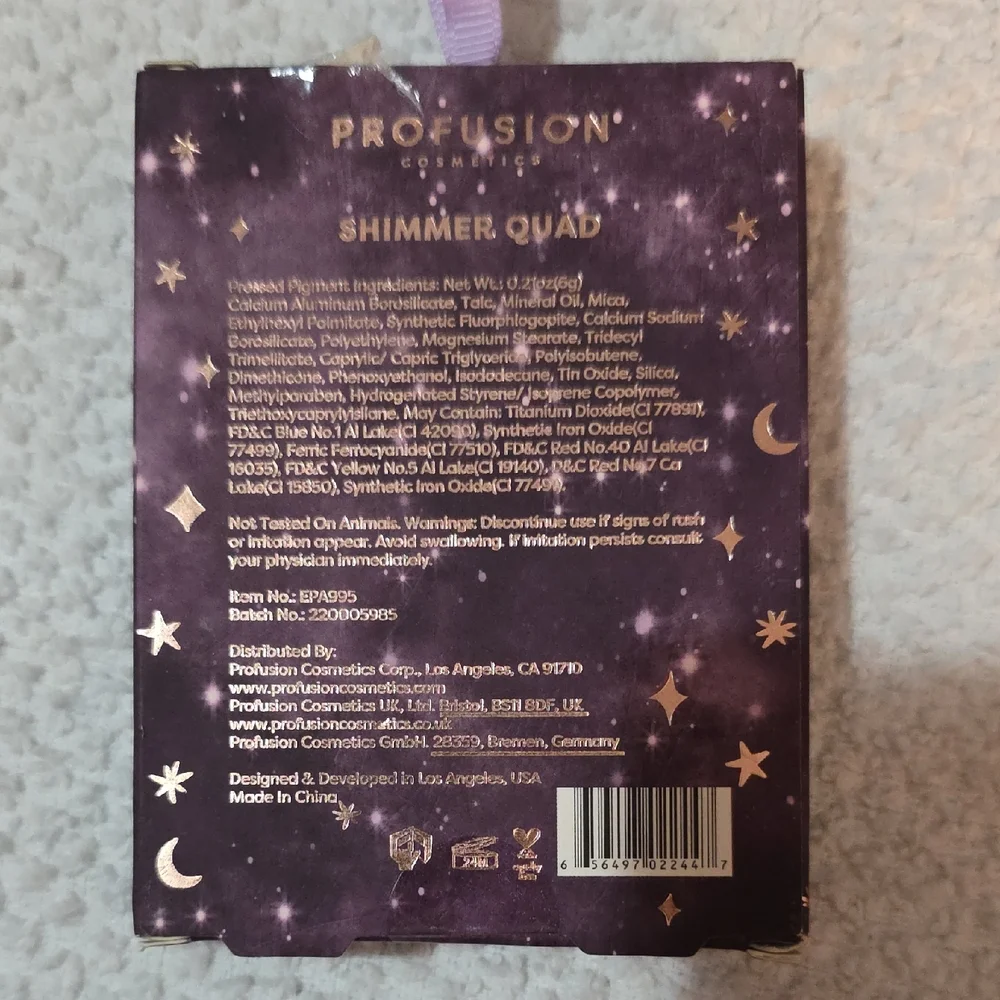 Profusion Cosmetics written stars